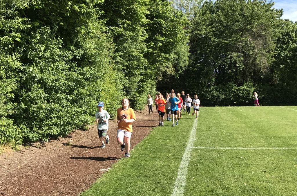 Laufabzeichen und Spendenlauf