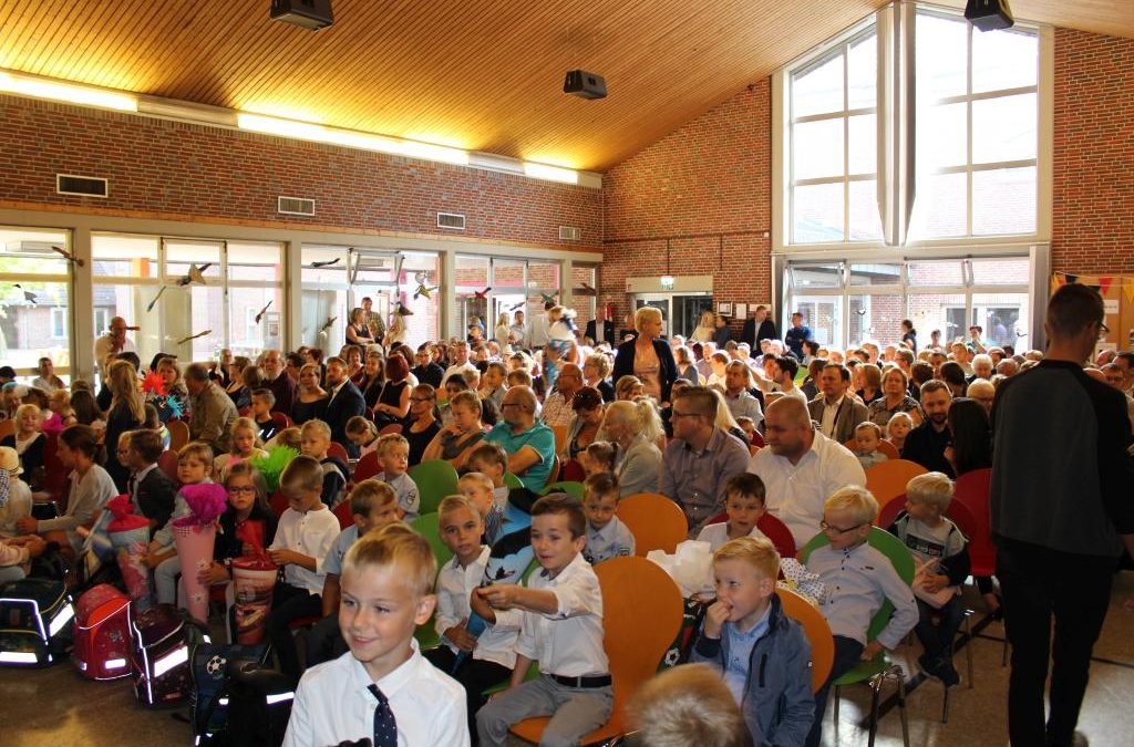 Viel Aufregung in der Pausenhalle