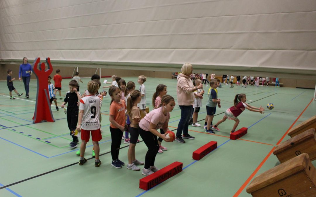 Spiel, Spaß und Teamgeist: Handball-Aktionstag
